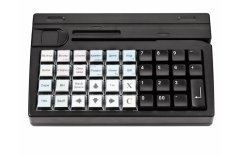 POS-клавиатура Posiflex KB-4000U черная c ридером магнитных карт
