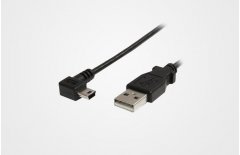 Кабель USB/mini USB (flat molding) с липучкой, 2 м